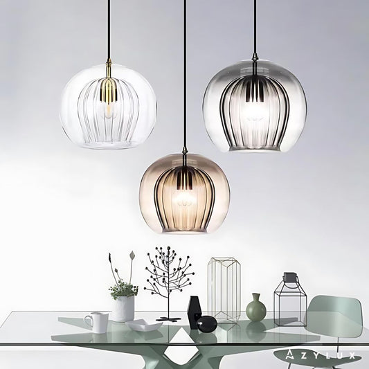 Lustre Salle à Manger Design Glass Led