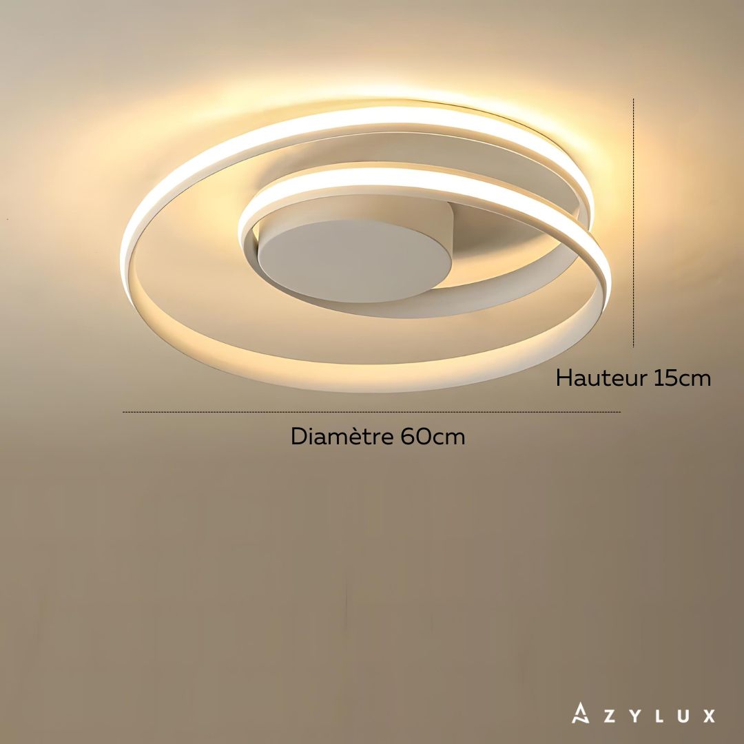 Lustre Chambre Moderne Double Circles