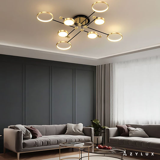 Lustre Salon Moderne Luxe Circles