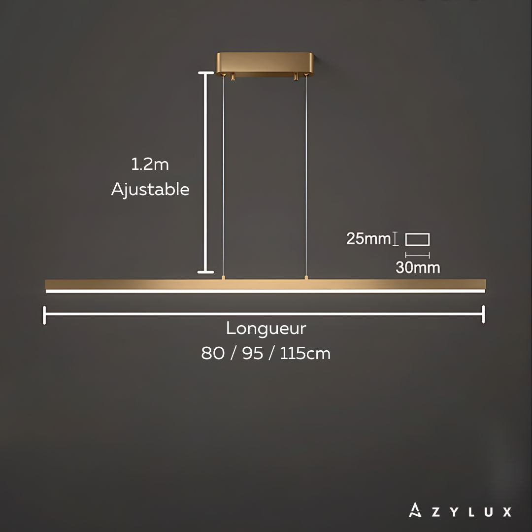 Lustre Salon Moderne Barre