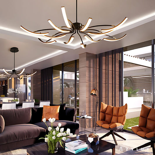 Lustre Salon Design Courbé