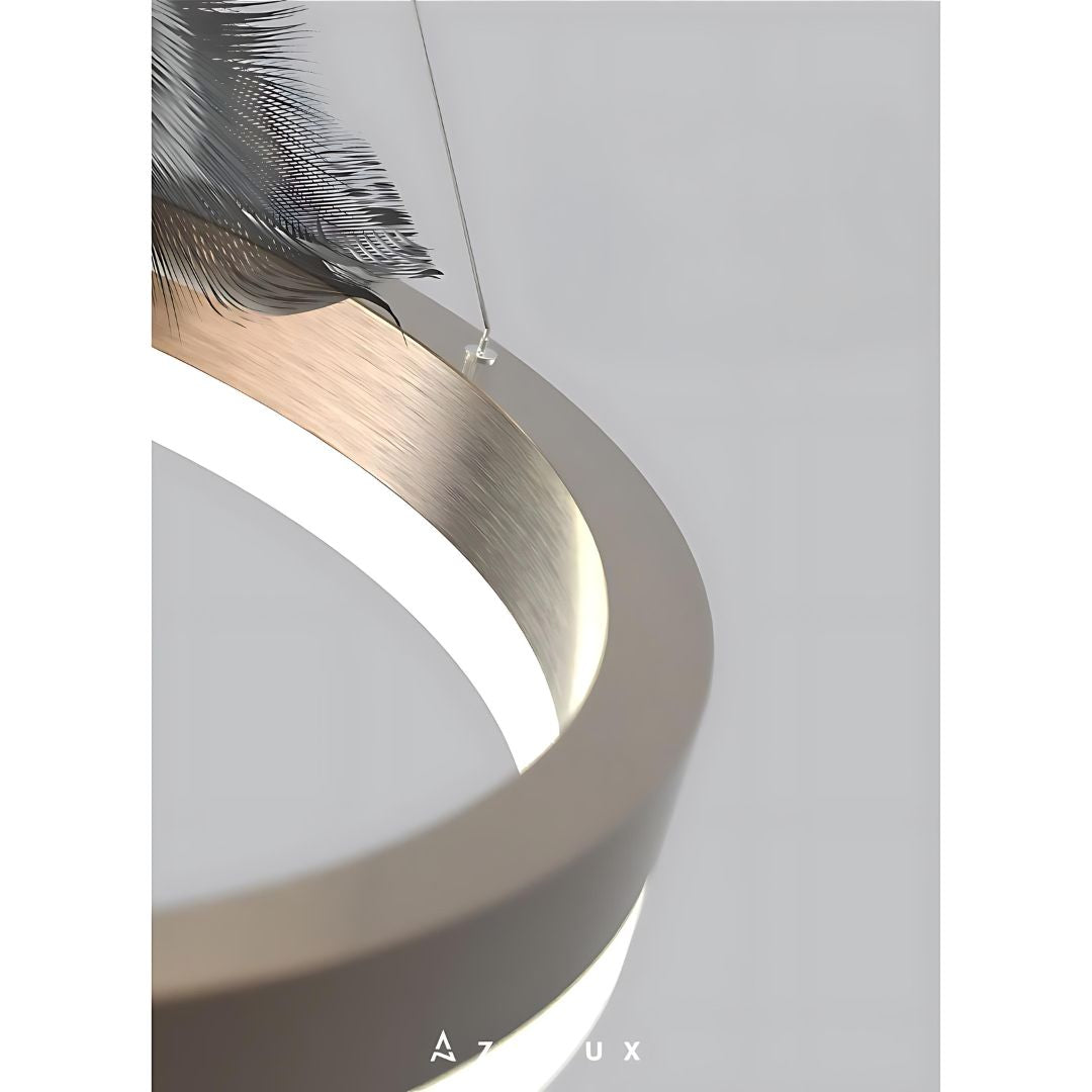 Lustre Salon Moderne Anneaux
