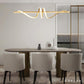 Lustre Salle à Manger Moderne Curly Wave