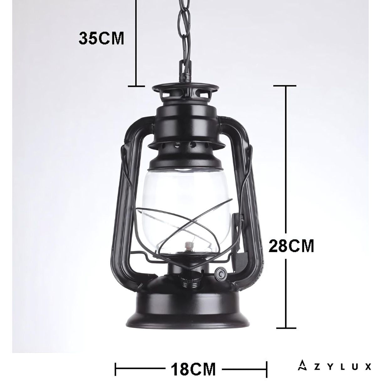 Lustre Cuisine Rétro Lanterne