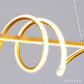 Lustre Salle à Manger Moderne Curly Wave