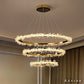 Lustre Salon Moderne Rond Scintillant