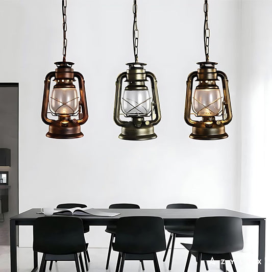 Lustre Cuisine Rétro Lanterne