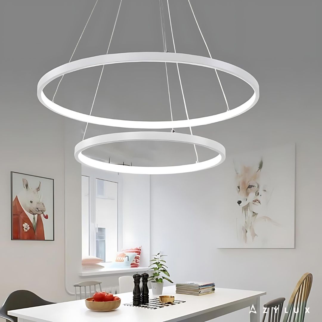 Lustre Salle à Manger Design Triple Circles