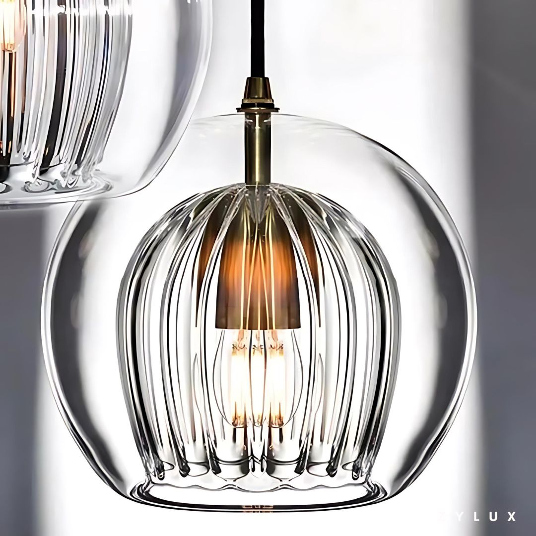 Lustre Salle à Manger Design Glass Led