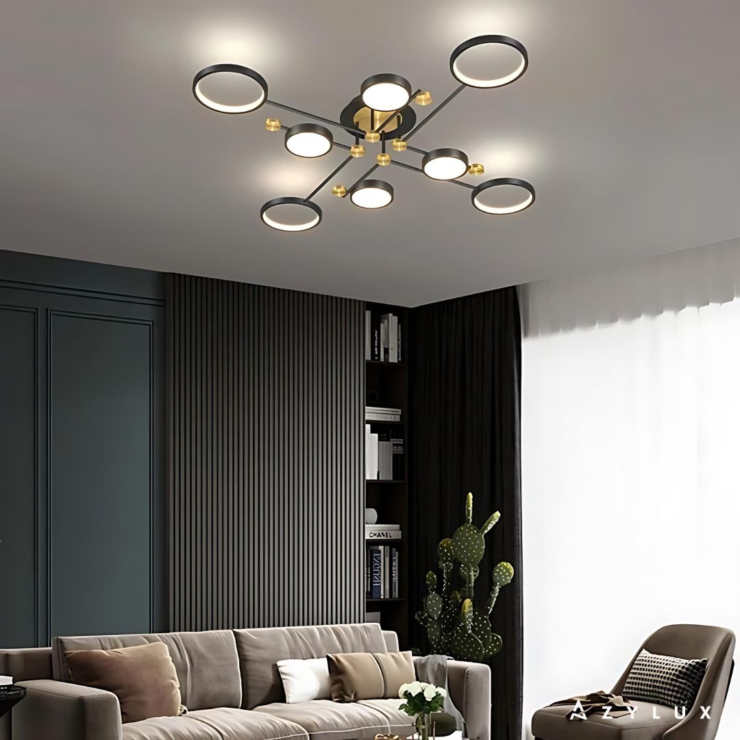 Lustre Salon Moderne Luxe Circles