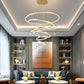 Lustre Salon Moderne Anneaux