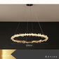 Lustre Salon Moderne Rond Scintillant