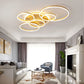 Lustre Salon Moderne Cercles Entremêlés