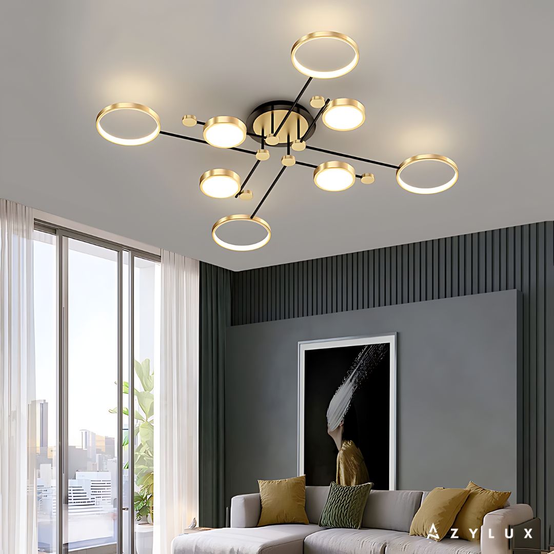 Lustre Salon Moderne Luxe Circles