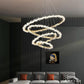 Lustre Salon Moderne Rond Scintillant