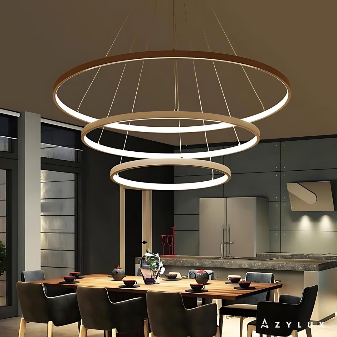 Lustre Salle à Manger Design Triple Circles
