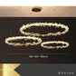 Lustre Salon Moderne Rond Scintillant