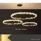 Lustre Salon Moderne Rond Scintillant