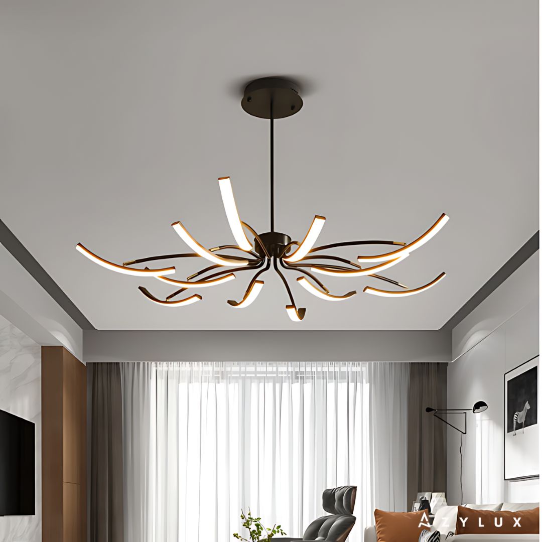 Lustre Salon Design Courbé