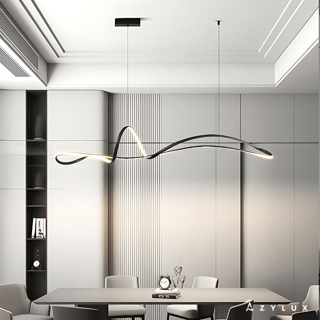 Lustre Salle à Manger Moderne Minimalist Wavy 2
