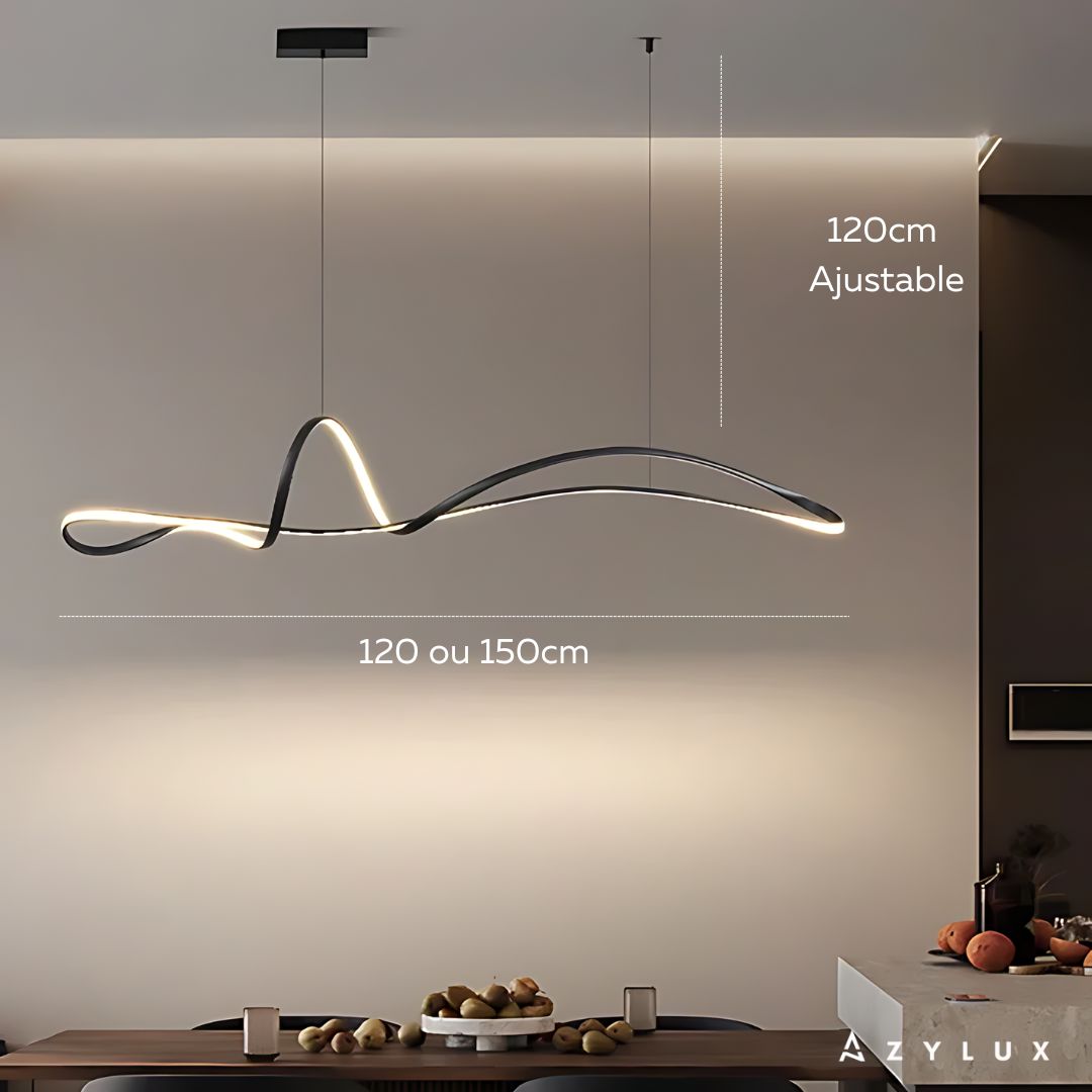 Lustre Salle à Manger Moderne Minimalist Wavy 2
