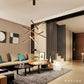 Lustre Salon Suspension Barres Entremêlés