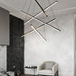 Lustre Salon Suspension Barres Entremêlés