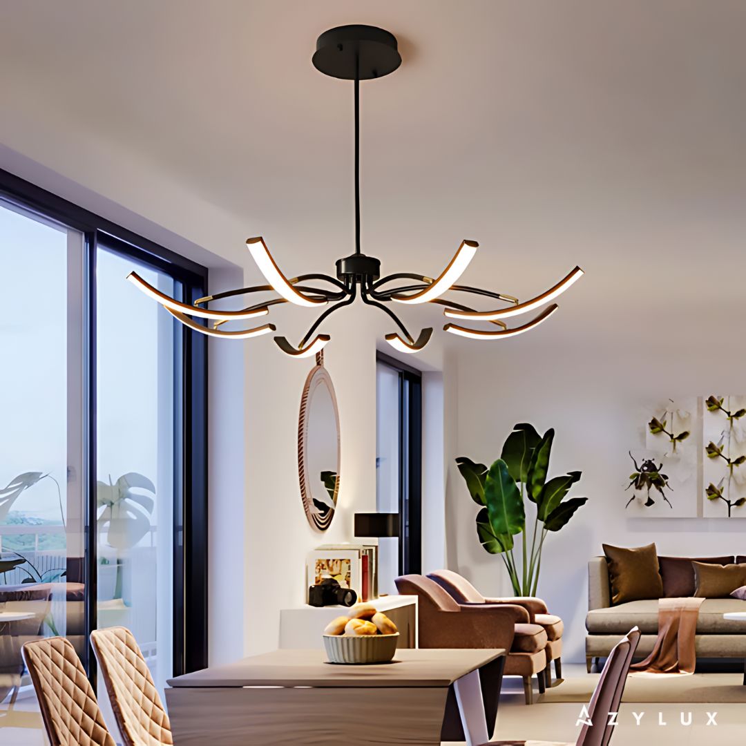 Lustre Salon Design Courbé
