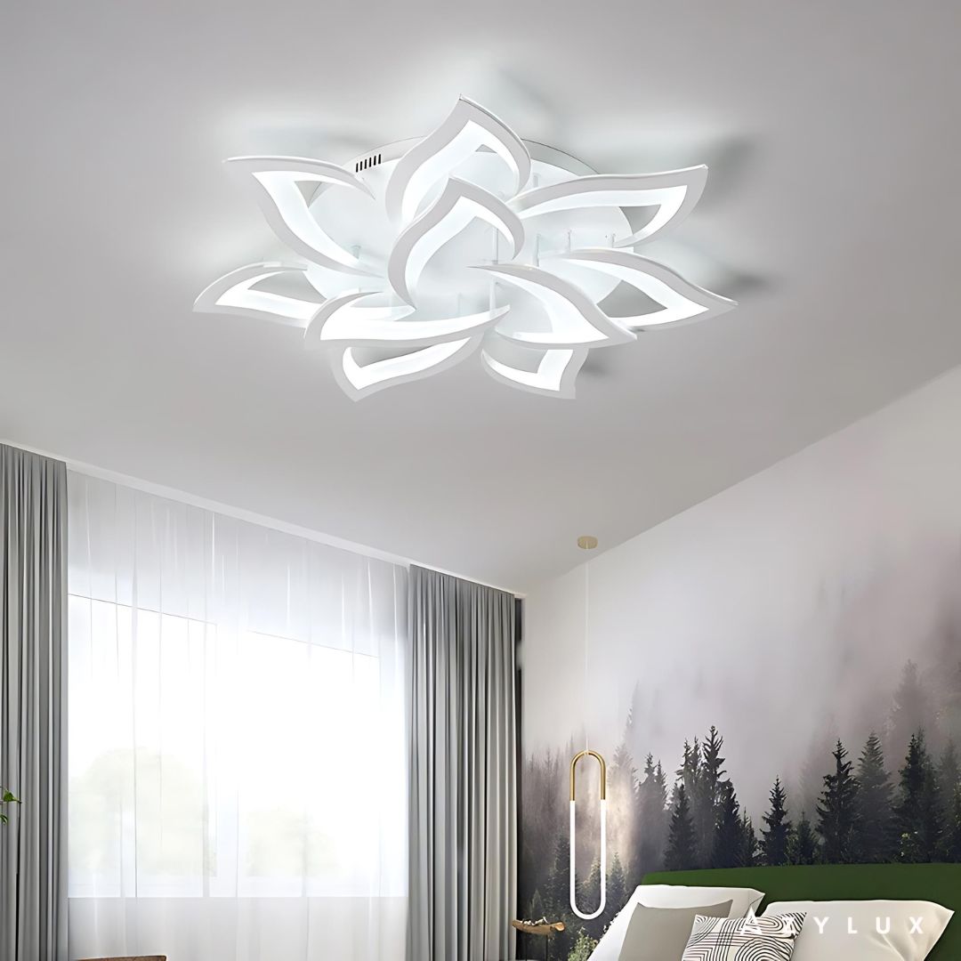 Lustre Salon Rétro Florale