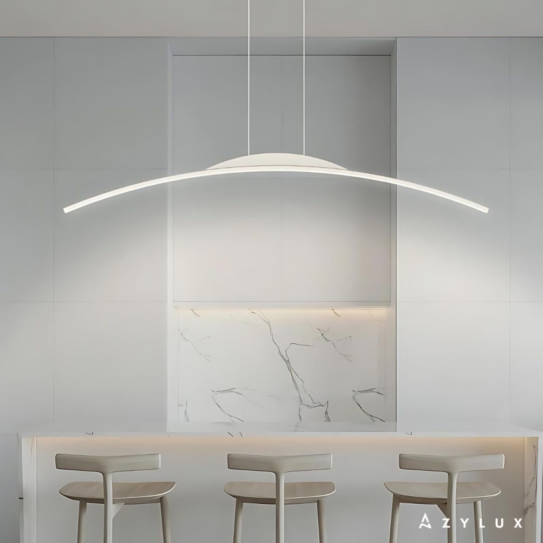 Lustre Salle à Manger Suspensible Long Strip Led
