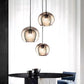 Lustre Salle à Manger Design Glass Led