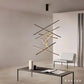 Lustre Salon Suspension Barres Entremêlés