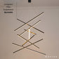 Lustre Salon Suspension Barres Entremêlés