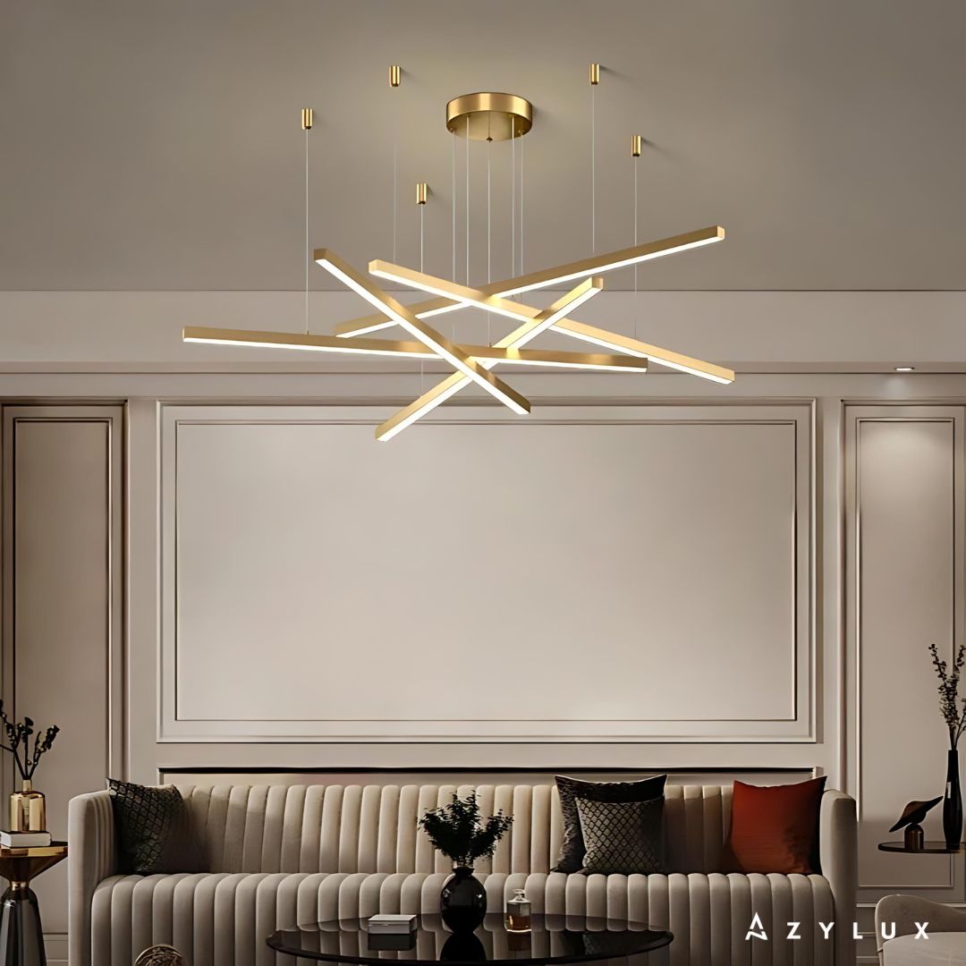 Lustre Salon Moderne Barre
