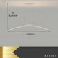 Lustre Salle à Manger Suspensible Long Strip Led