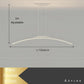 Lustre Salle à Manger Suspensible Long Strip Led