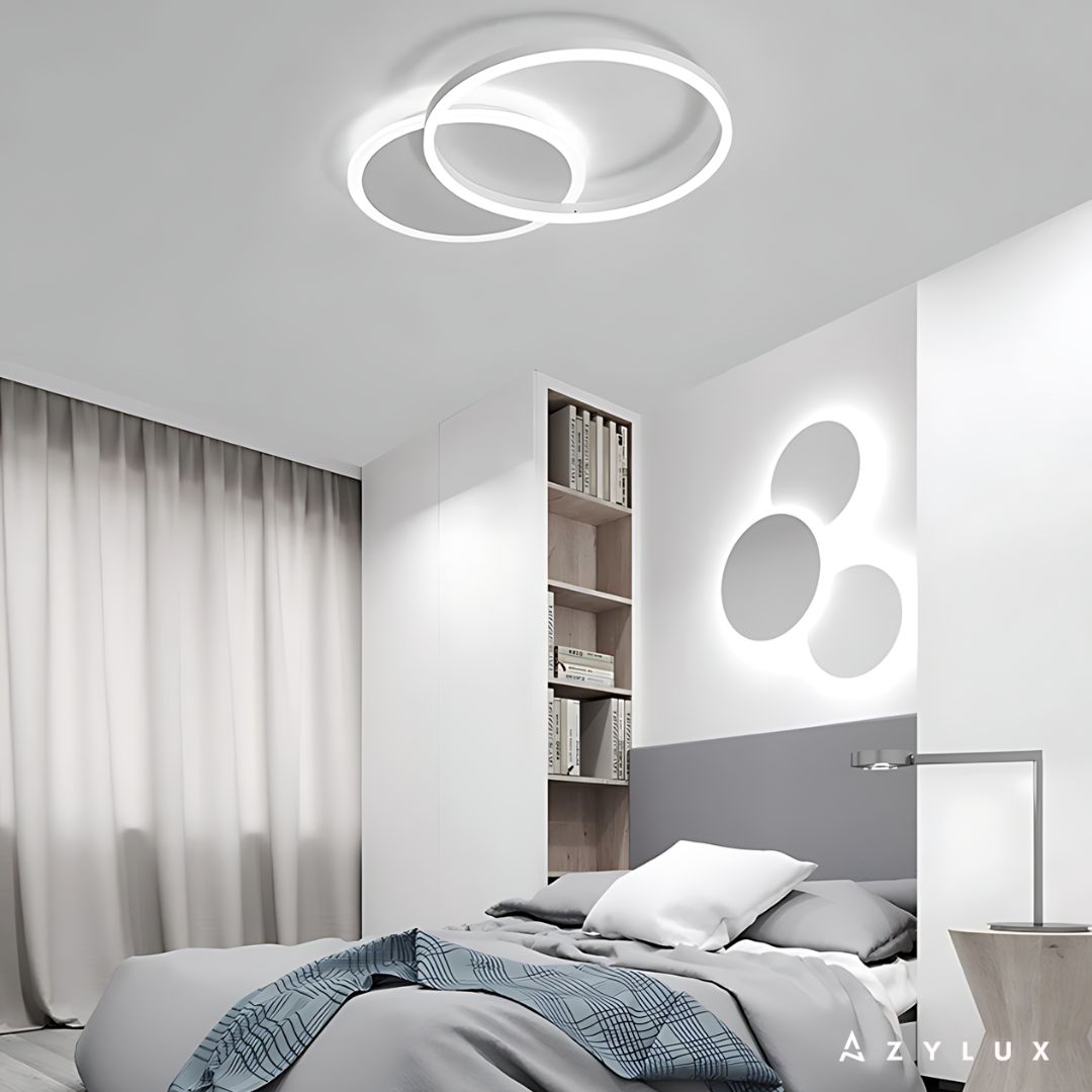 Lustre Salon Moderne Cercles Entremêlés