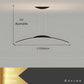 Lustre Salle à Manger Suspensible Long Strip Led