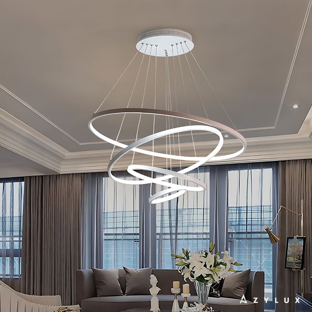 Lustre Salle à Manger Design Triple Circles