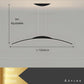 Lustre Salle à Manger Suspensible Long Strip Led