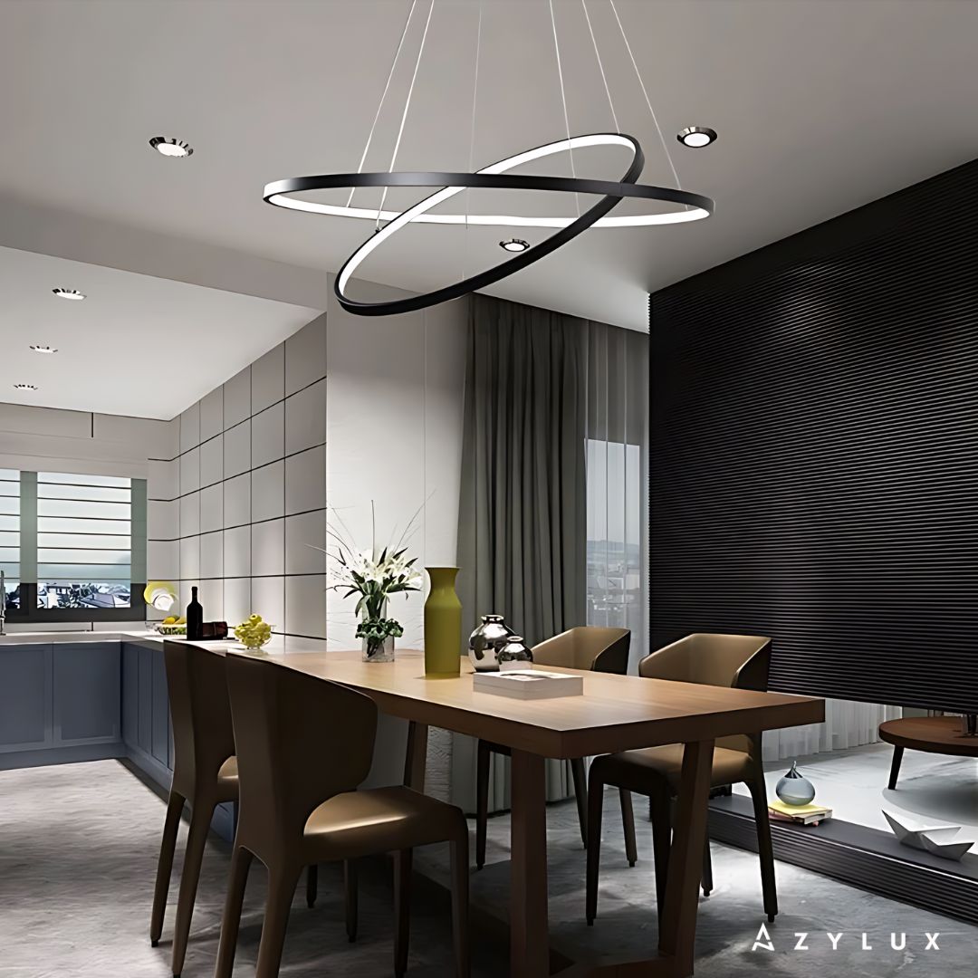 Lustre Salle à Manger Design Triple Circles