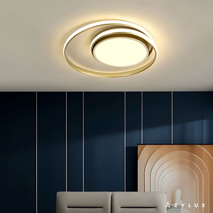 Lustre Chambre Moderne Double Circles