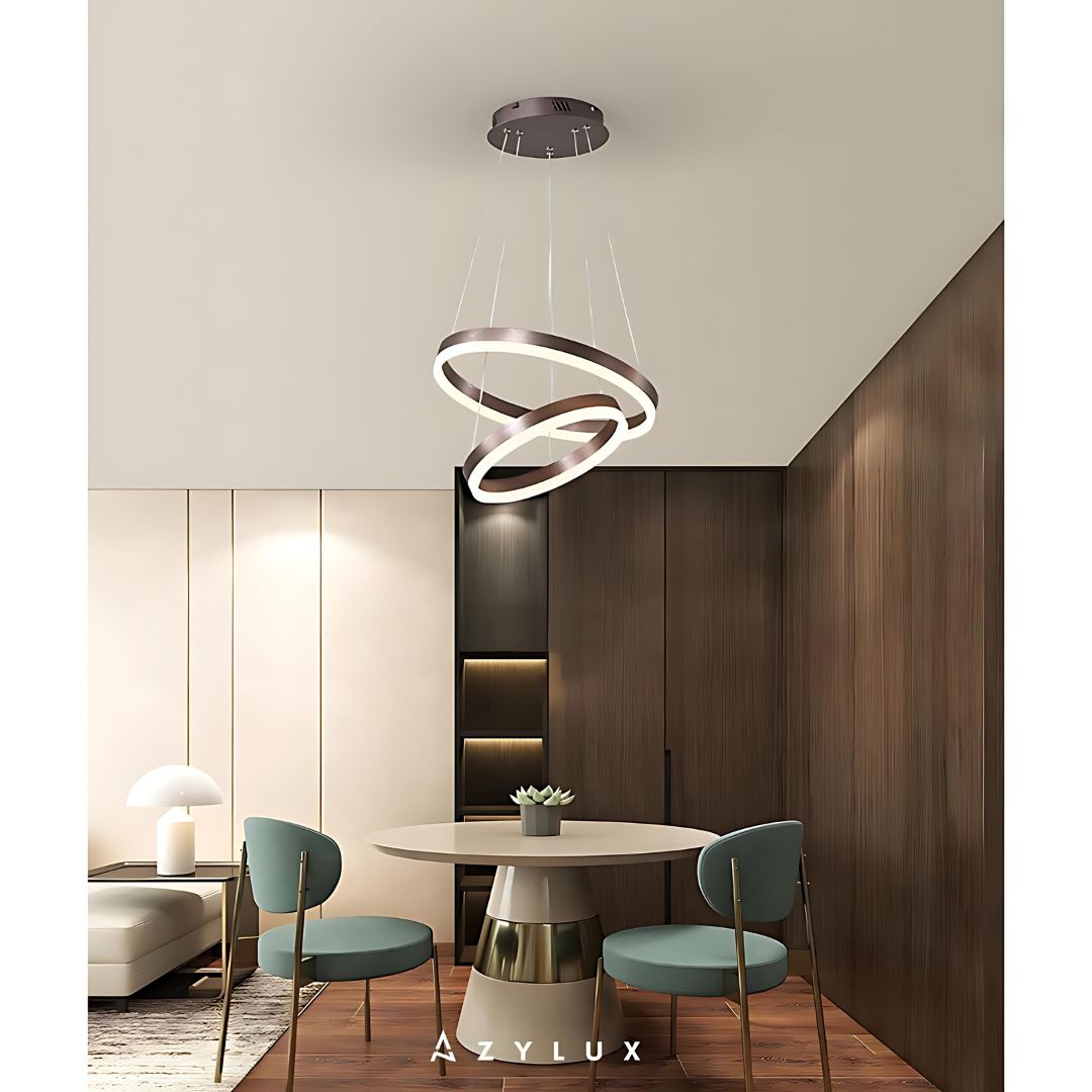 Lustre Salon Moderne Anneaux