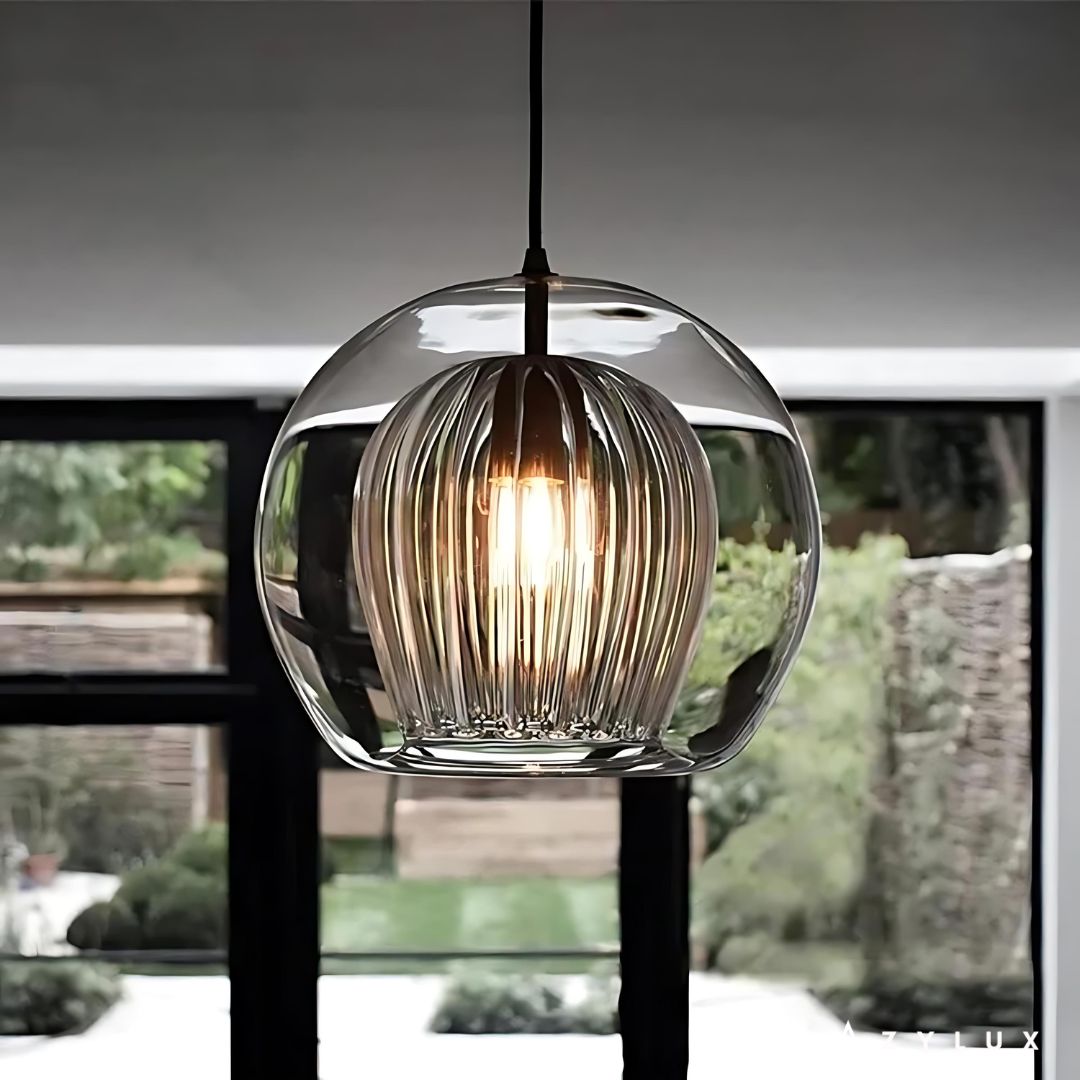 Lustre Salle à Manger Design Glass Led