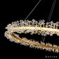Lustre Salon Moderne Rond Scintillant