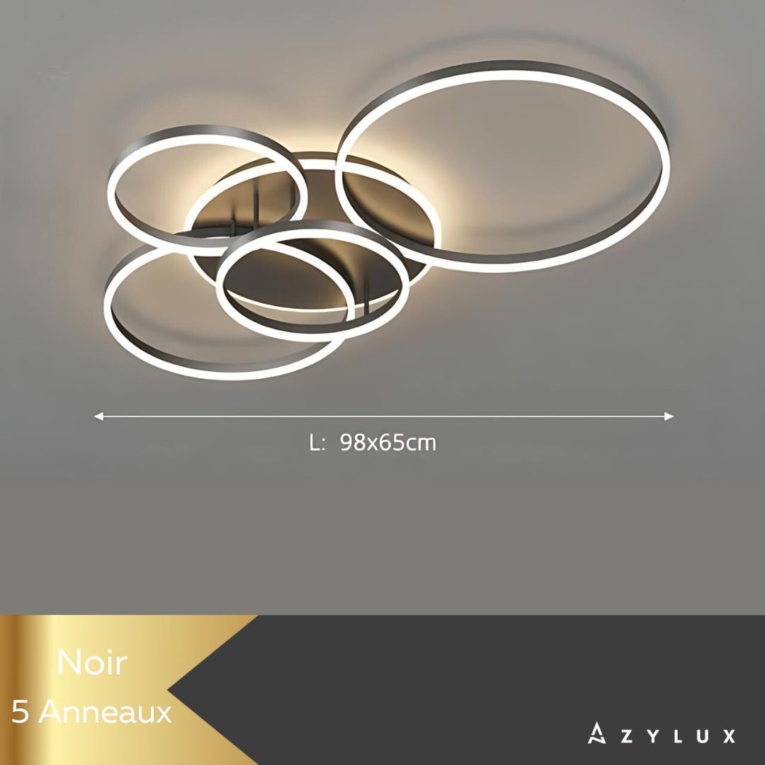 Lustre Salon Moderne Cercles Entremêlés