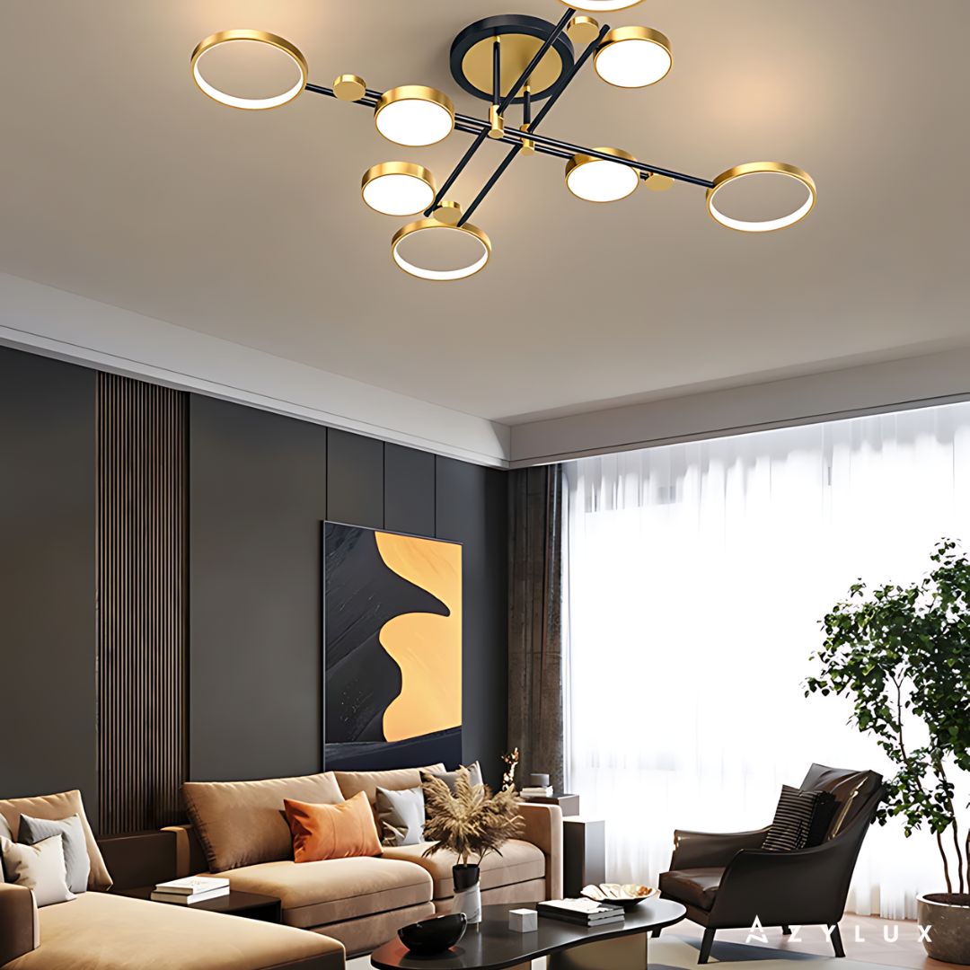 Lustre Salon Moderne Luxe Circles