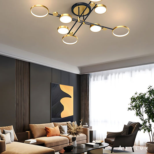 Lustre Salon Moderne Luxe Circles