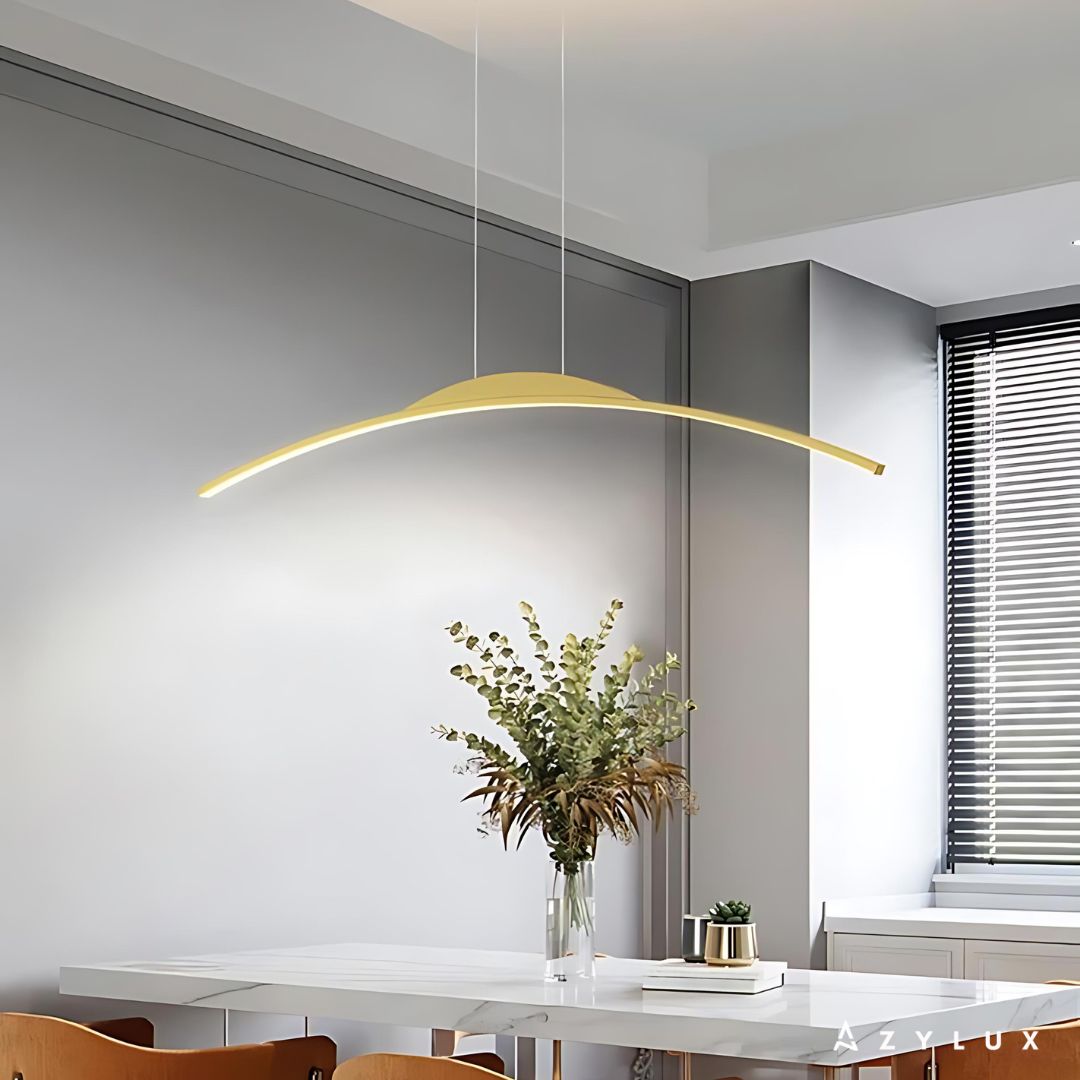 Lustre Salle à Manger Suspensible Long Strip Led