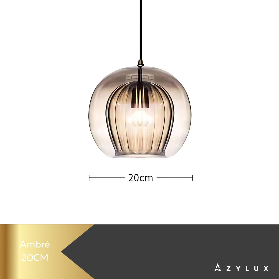 Lustre Salle à Manger Design Glass Led